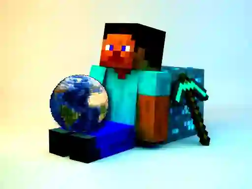 Leikur Mineblock Earth Survival á netinu