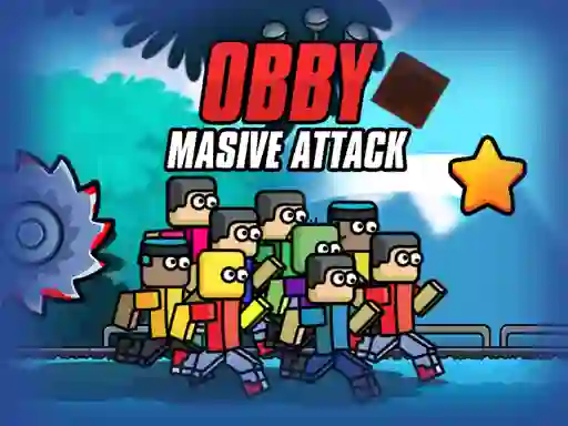 Leikur Obby Massive Attack á netinu