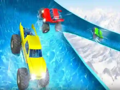 Leikur Crazy Monster Truck Water á netinu