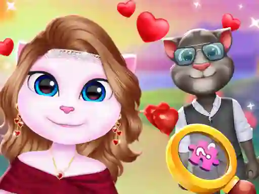 Leikur Kitty Couple Lovely Valentine á netinu