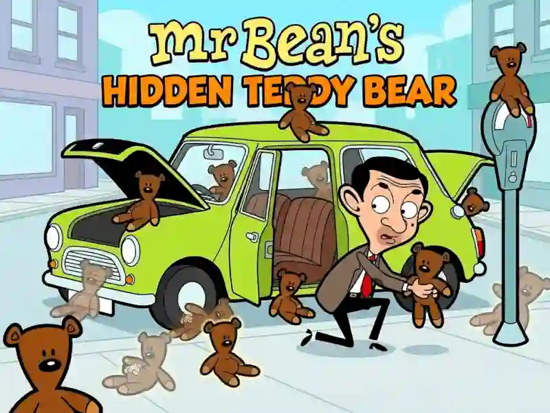 Leikur Mr Bean Car Hidden Teddy Bear á netinu