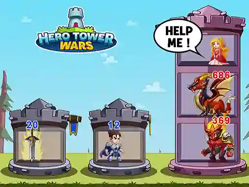 Leikur Hero Tower War á netinu