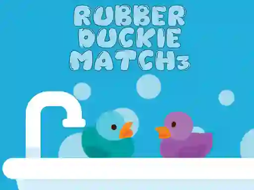 Leikur Rubber Duckie Match 3 á netinu