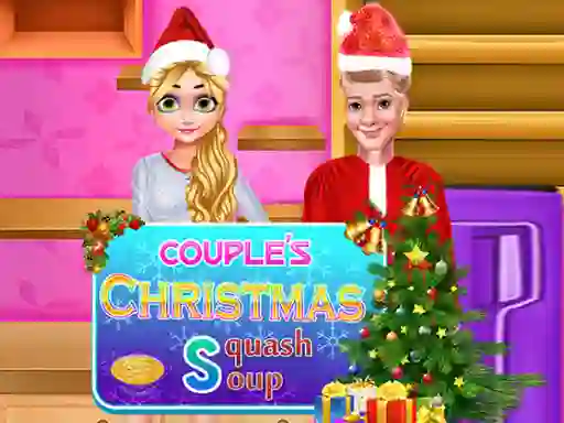 Leikur Couple Christmas Squash Soup á netinu
