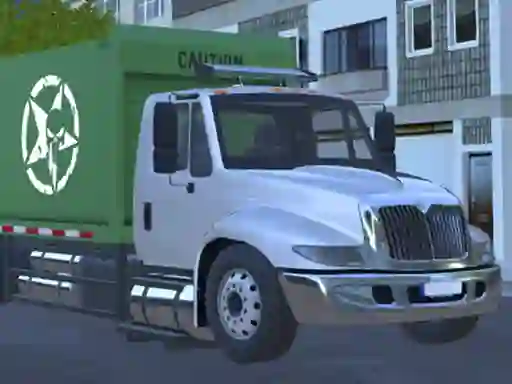 Leikur Garbage Truck Driving á netinu