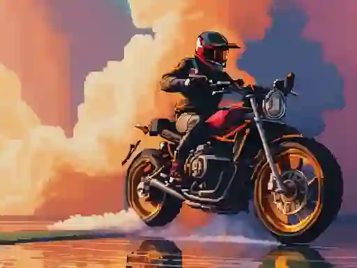 Leikur 3D Moto Simulator á netinu