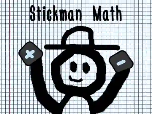 Leikur Stickman Math á netinu