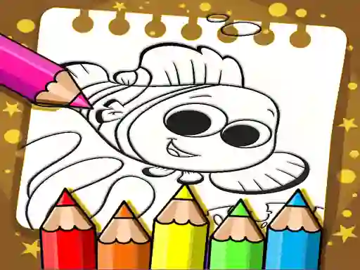 Leikur Finding Nemo Color Book á netinu