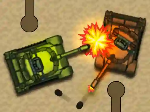 Leikur Micro Tank Wars á netinu