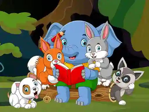 Leikur Cute Animals Memory á netinu