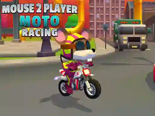 Leikur Mouse 2 Player Moto Racing á netinu