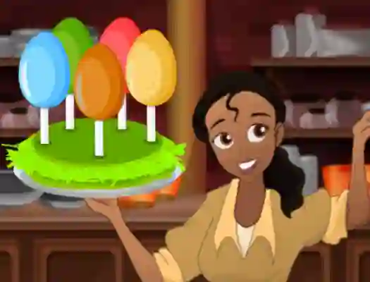 Leikur Princess Easter Egg Decoration á netinu