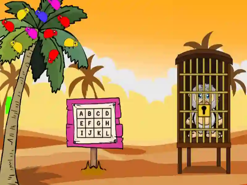 Leikur Desert Monkey Escape á netinu