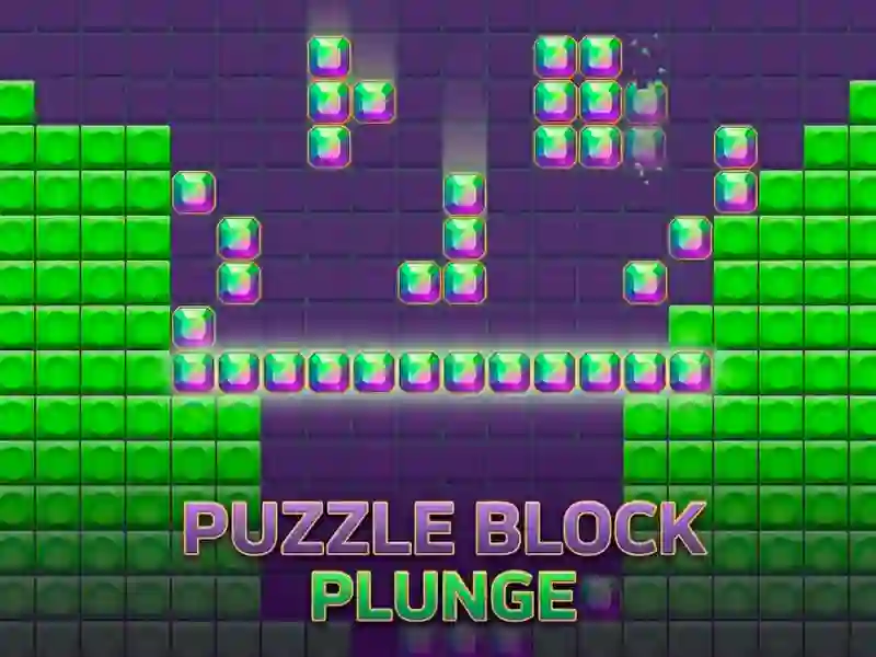 Leikur Puzzle Block Plunge á netinu