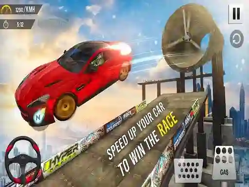 Leikur Impossible City Car Stunt á netinu