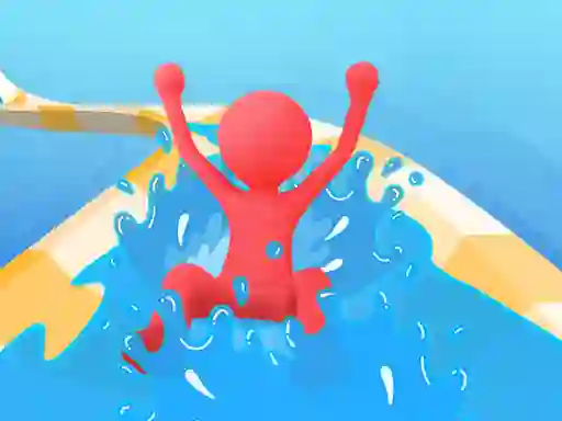 Leikur Waterpark Slide Race á netinu