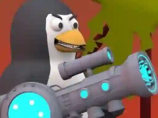 Leikur Penguin Battle á netinu