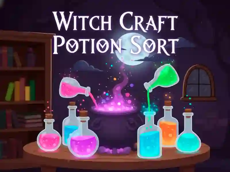 Leikur Witch Craft Potion Sort á netinu