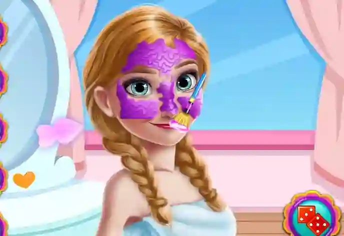 Leikur Ice Princess Fruity Skin Care á netinu