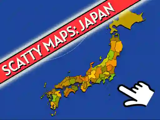 Leikur Scatty Maps Japan á netinu