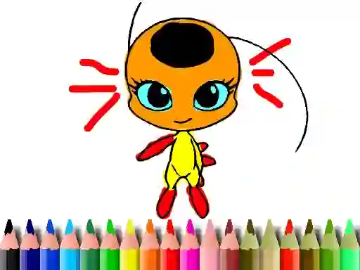 Leikur Back To School: Dotted Girl Coloring á netinu