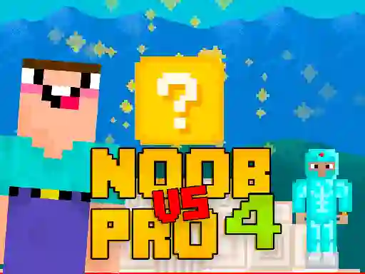 Leikur Noob vs Pro 4 Lucky Block á netinu
