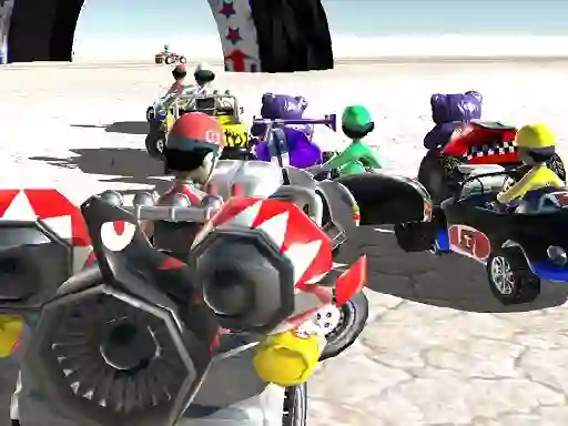 Leikur Xtreme Racing Cartoon 2019 á netinu