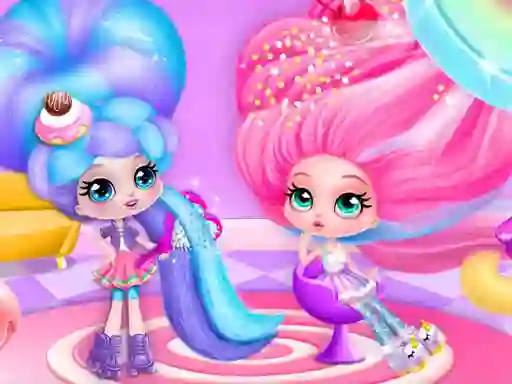 Leikur Cotton Candy Style Hair Salon á netinu