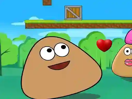 Leikur Pou Slide á netinu