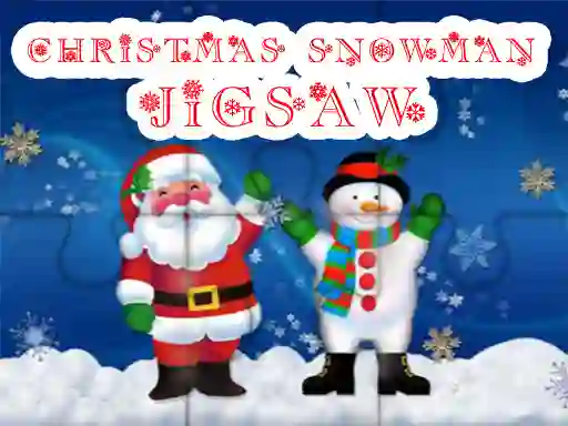 Leikur Christmas Snowman Jigsaw Puzzle á netinu