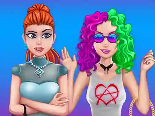 Leikur Fashion Makeover 2021 á netinu
