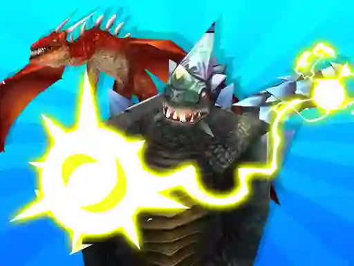 Leikur Kaiju Run - Dzilla Enemies á netinu