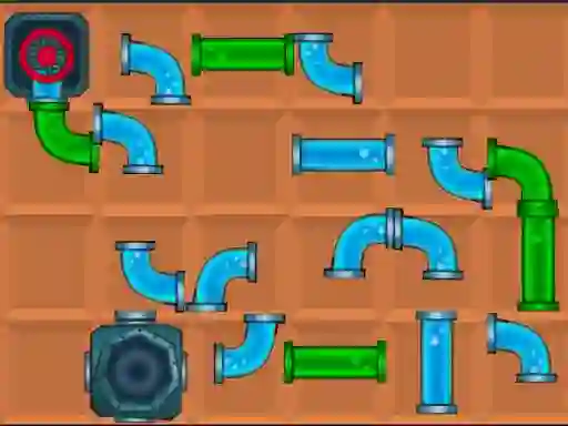 Leikur Connect the Pipes 2d á netinu