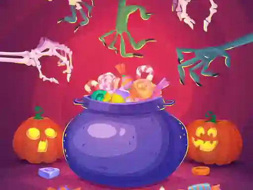 Leikur Cute Halloween Monsters á netinu
