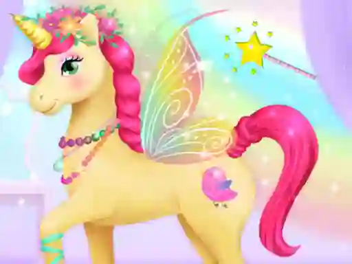 Leikur Fantasy Unicorn Creator á netinu