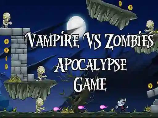 Leikur Vamp kid vs The Zombies apocalipse á netinu