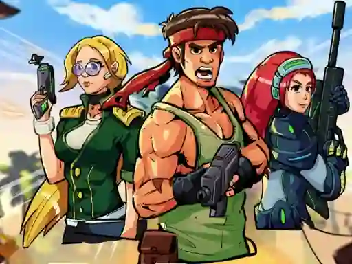 Leikur Metal Shooter Brother Squad á netinu