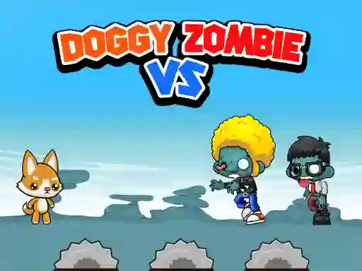 Leikur Doggy Vs Zombies á netinu