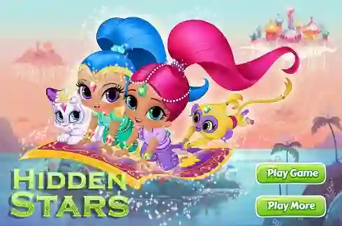 Leikur Shimmer and Shine Hidden Stars á netinu