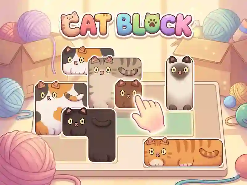 Leikur Cat Block á netinu