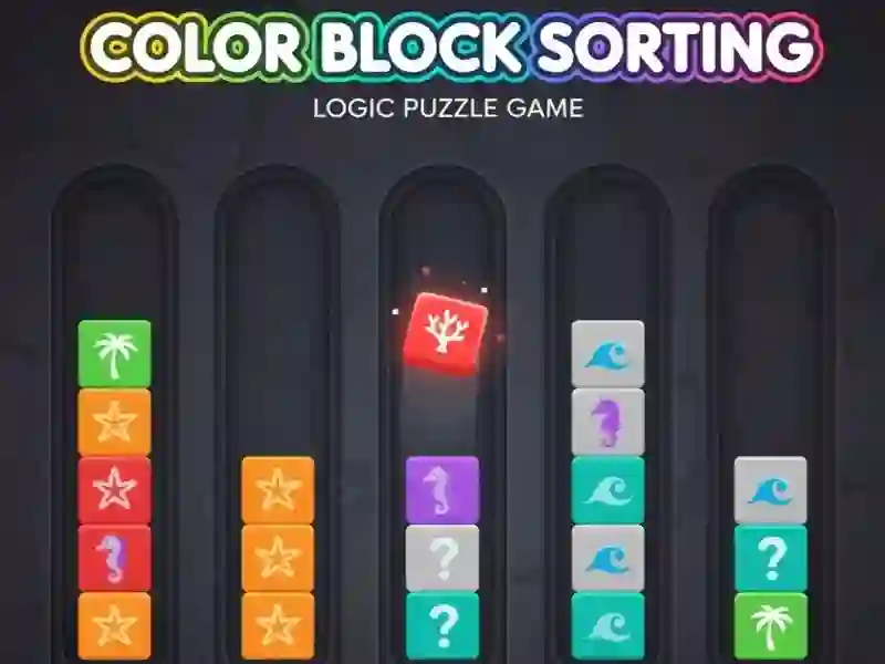 Leikur Color Block Sorting á netinu