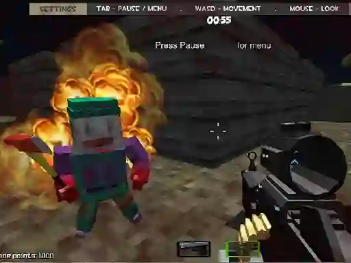 Leikur Pixel Gun Apocalypse á netinu