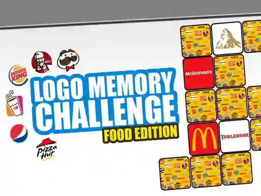 Leikur Logo Memory Food Edition á netinu
