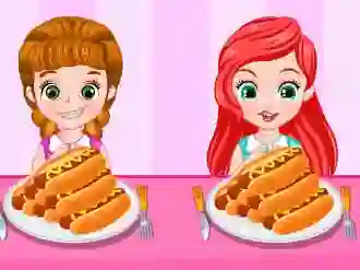 Leikur Princess Hotdog Eating Contest á netinu