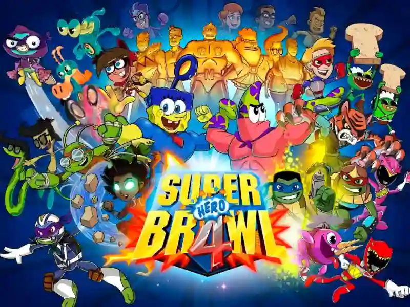 Leikur Super Hero Brawl 4 á netinu