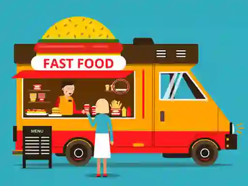 Leikur Food Truck Differences á netinu
