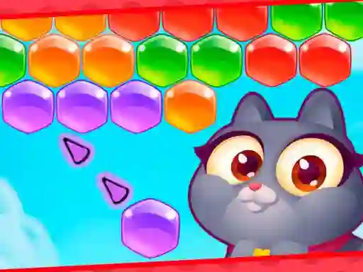 Leikur Adventures With Pets! Bubble Shooter á netinu