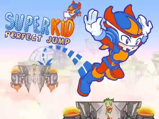 Leikur Super Kid Perfect Jump á netinu