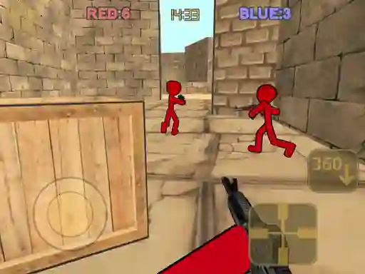 Leikur Stickman Counter Terror Shooter á netinu