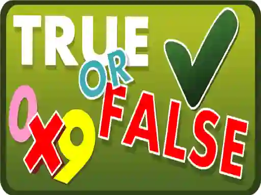 Leikur True or False á netinu